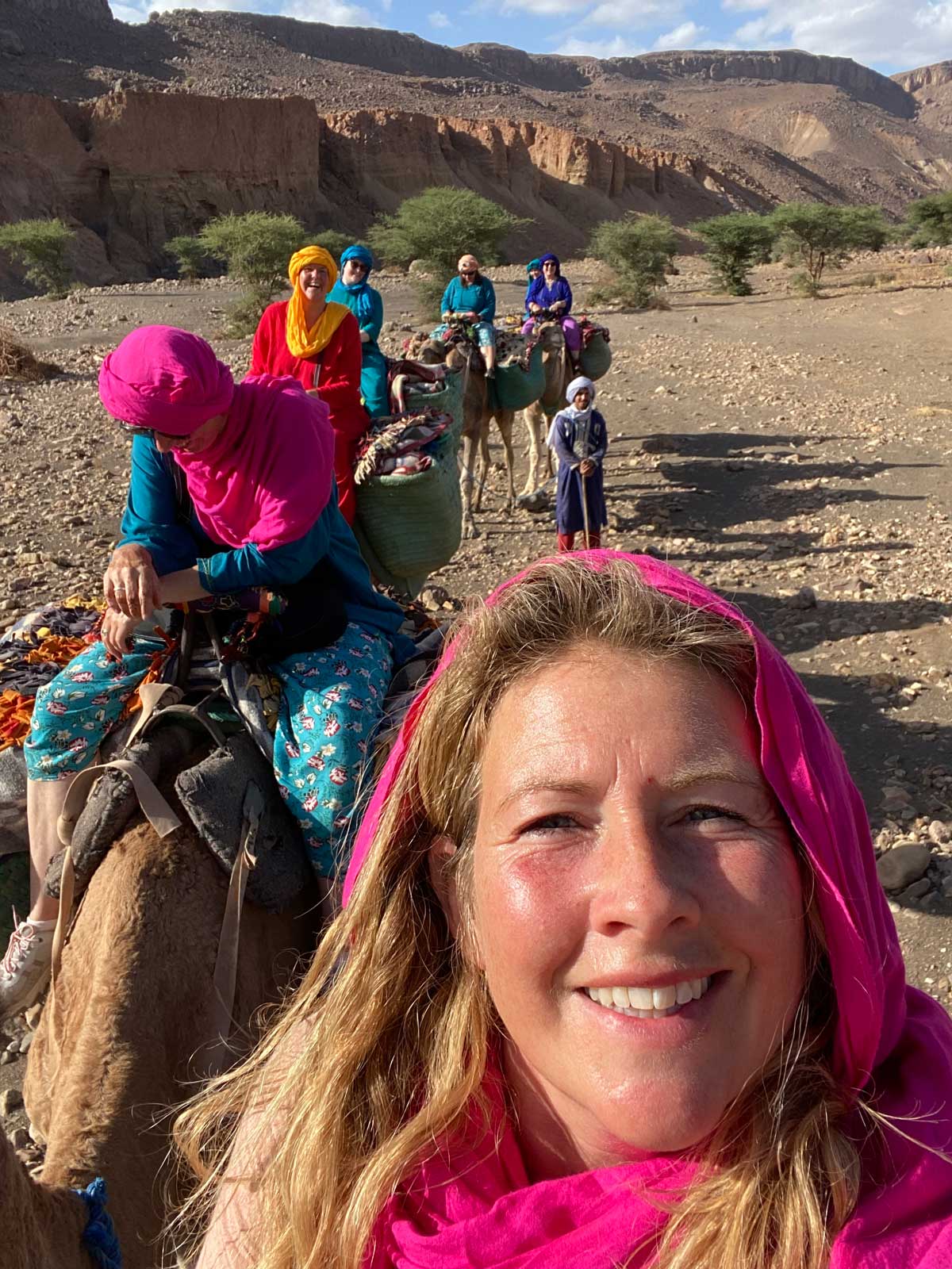 wüstencaravane Wüstencaravane auf der Wüstenreise